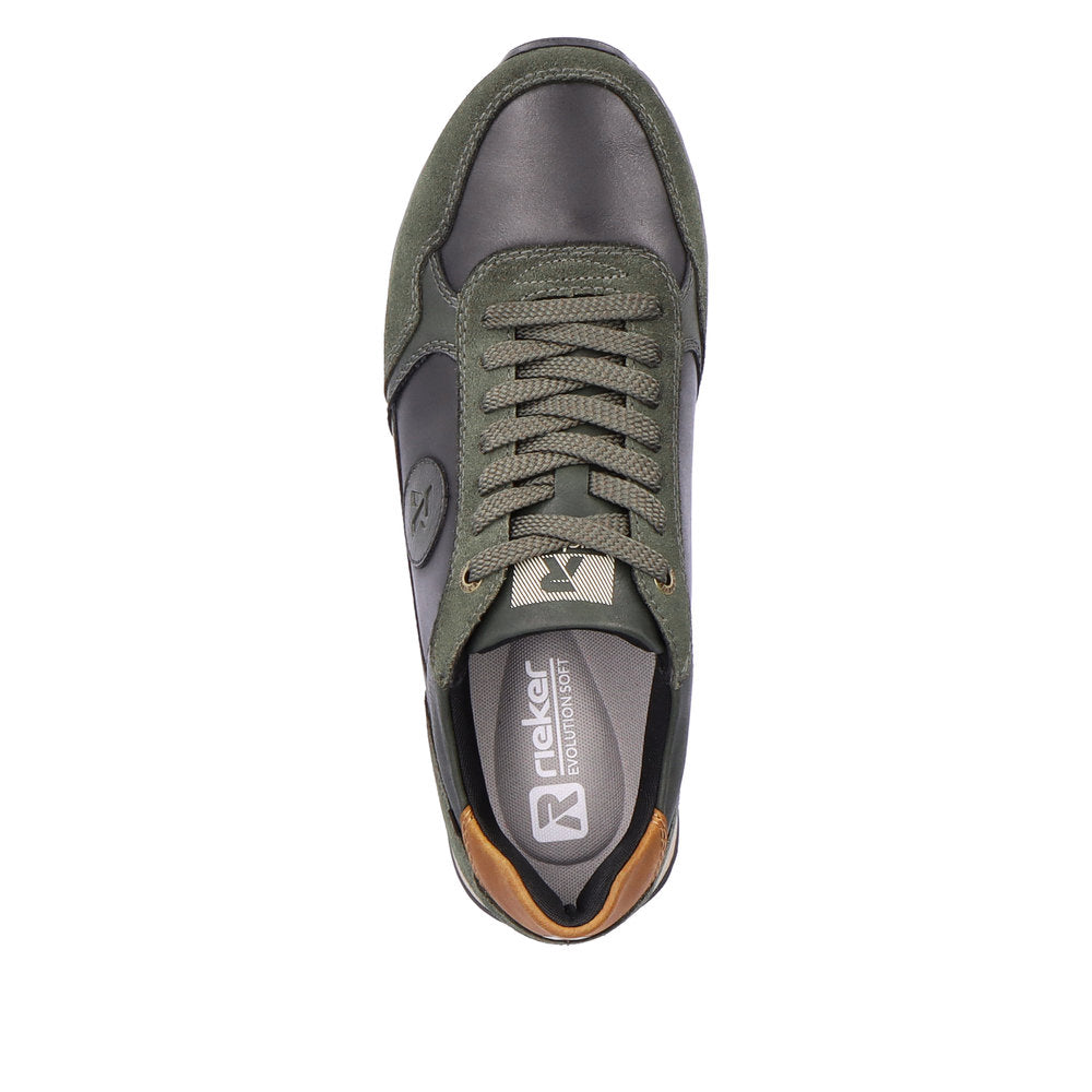 Rieker Evolution Leather Men's U0305 - Green Combination FtmJ0UBh