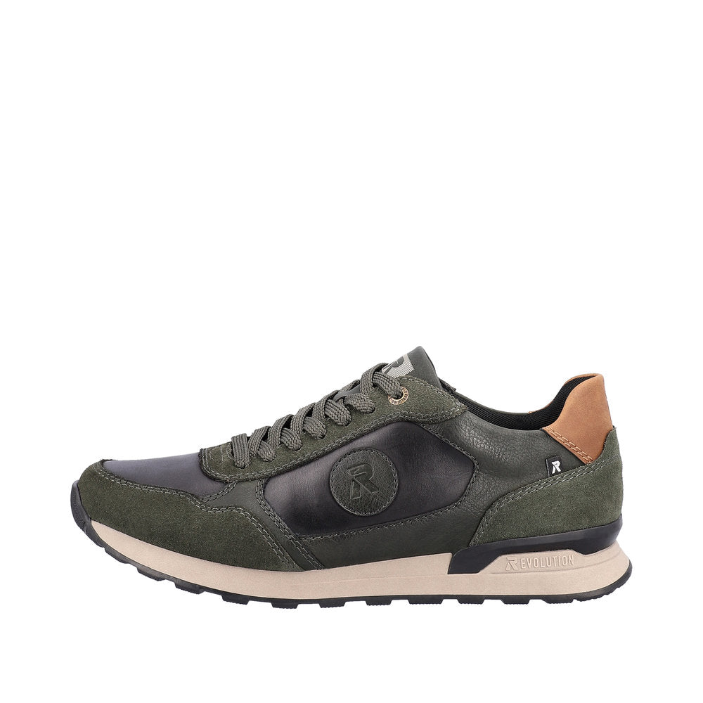 Rieker Evolution Leather Men's U0305 - Green Combination FtmJ0UBh