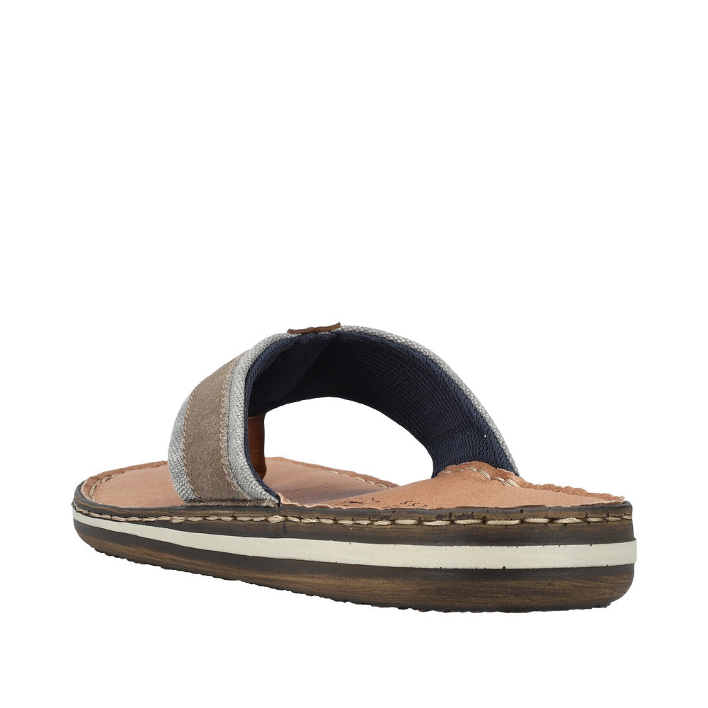 Rieker Men's Style 21095 Casual Flip Flop - Grey Combination XqyoNV23