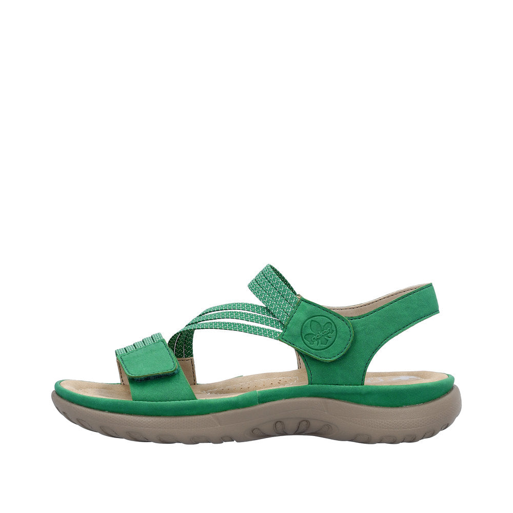 Rieker Women's Style 64870 Athletic Sandal - Green pjP5CLN6