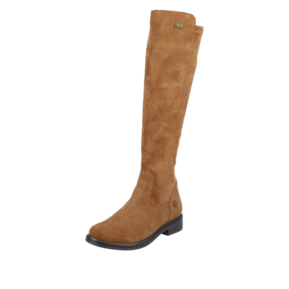 Remonte Suede Leather Women's' Tall D8387 Tall Boots - Brown