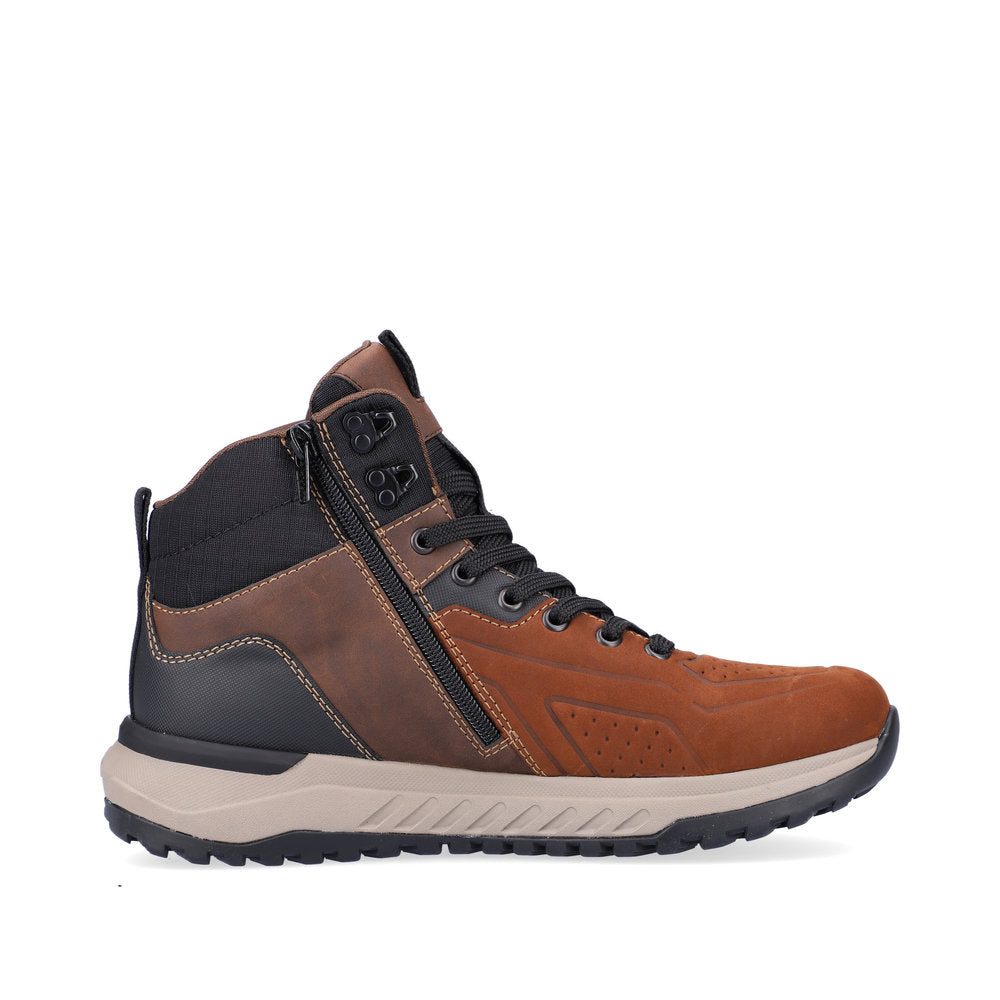 Rieker Evolution Synthetic Leather Men's U0161 Ankle Boots - Brown eHpWMwcj