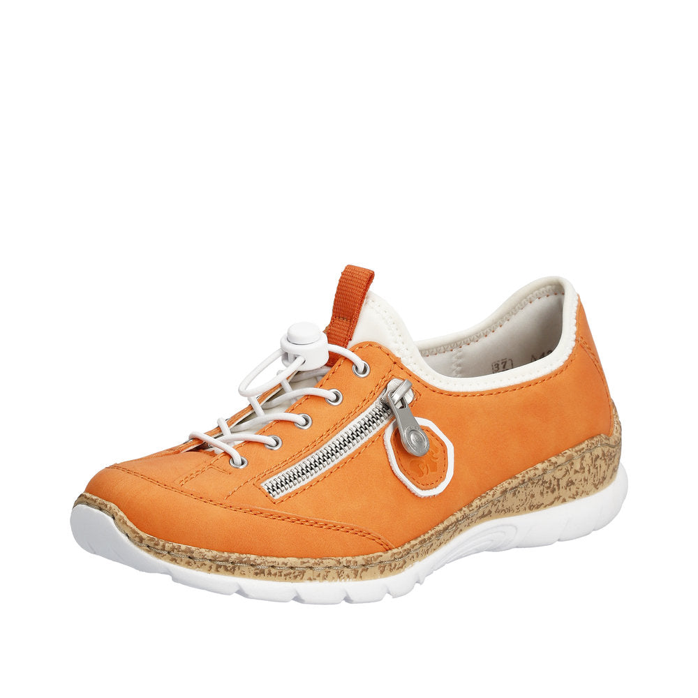 Rieker Women's Style N4263 Athletic Slip-On - Orange