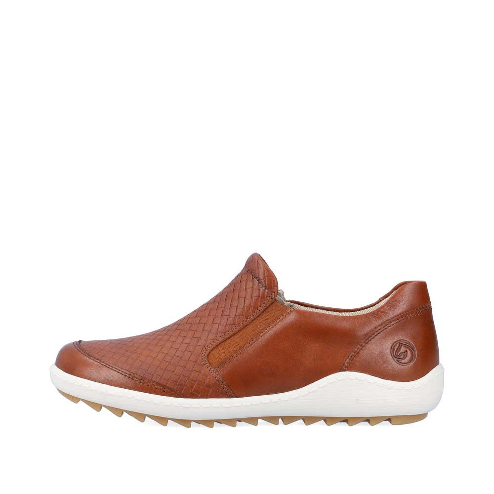 Remonte Women's Style R1433 Casual Zipper - Brown FeqXqpxK