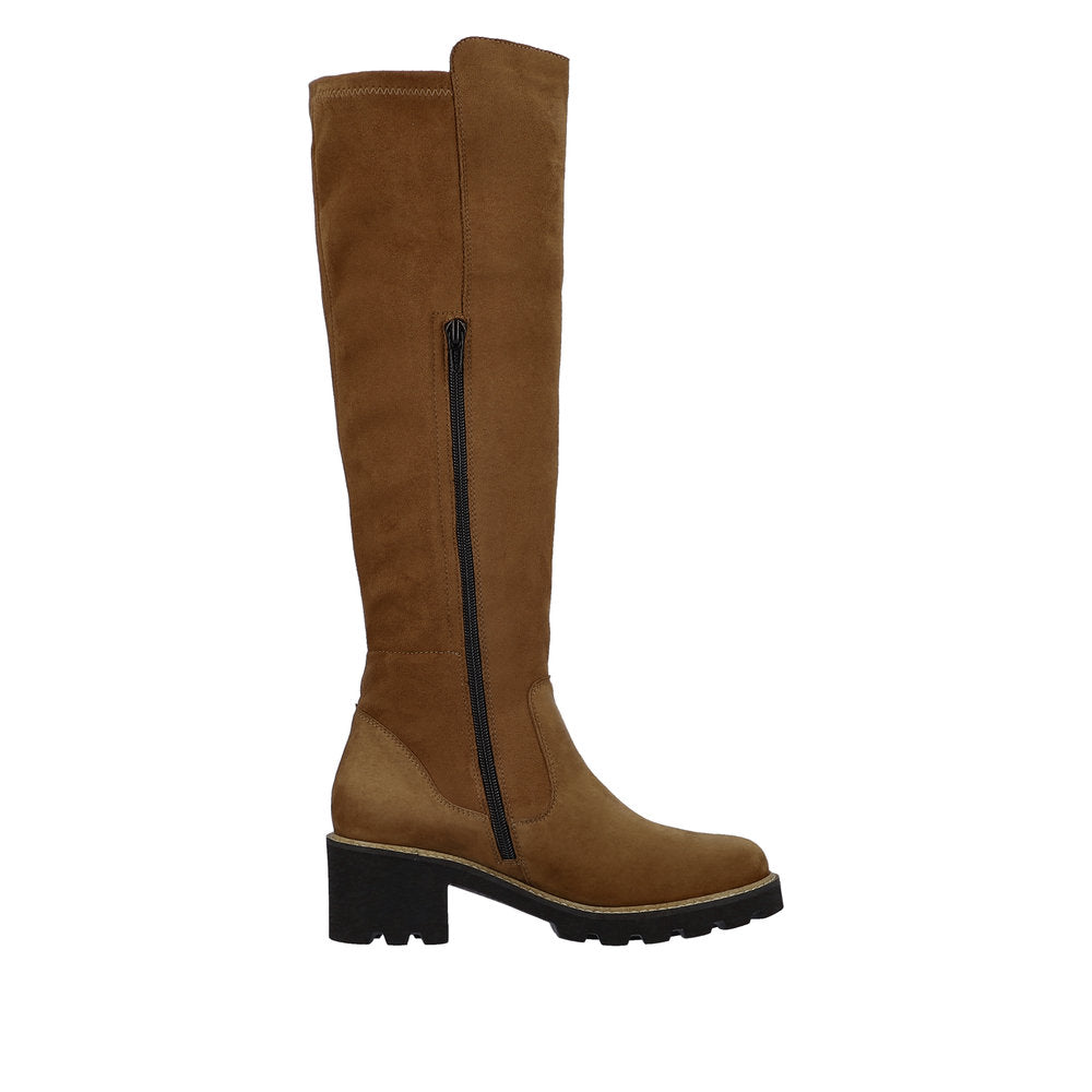 Remonte Suede Leather Women's' Tall D0A73-24 Tall Boots - Brown mQk6SWPE