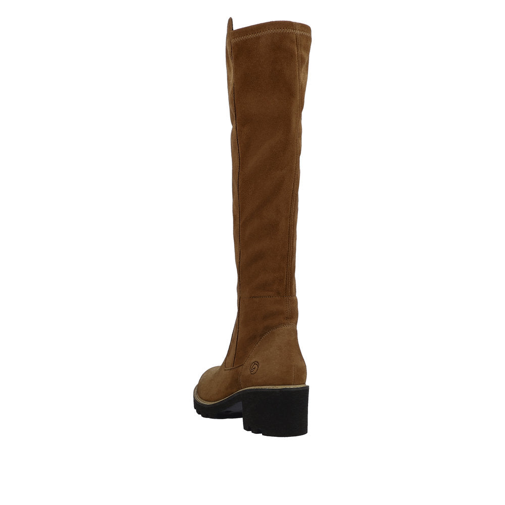 Remonte Suede Leather Women's' Tall D0A73-24 Tall Boots - Brown mQk6SWPE