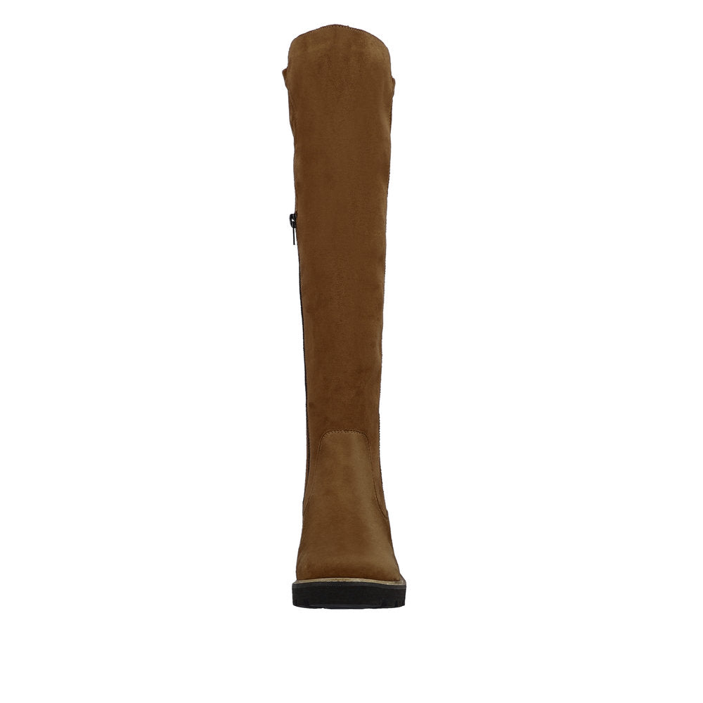 Remonte Suede Leather Women's' Tall D0A73-24 Tall Boots - Brown mQk6SWPE