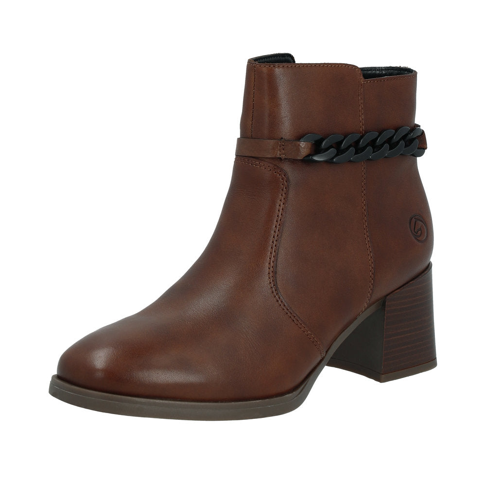 Remonte Leather Women's Mid Height D0V73 Mid-Height Boots - Brown