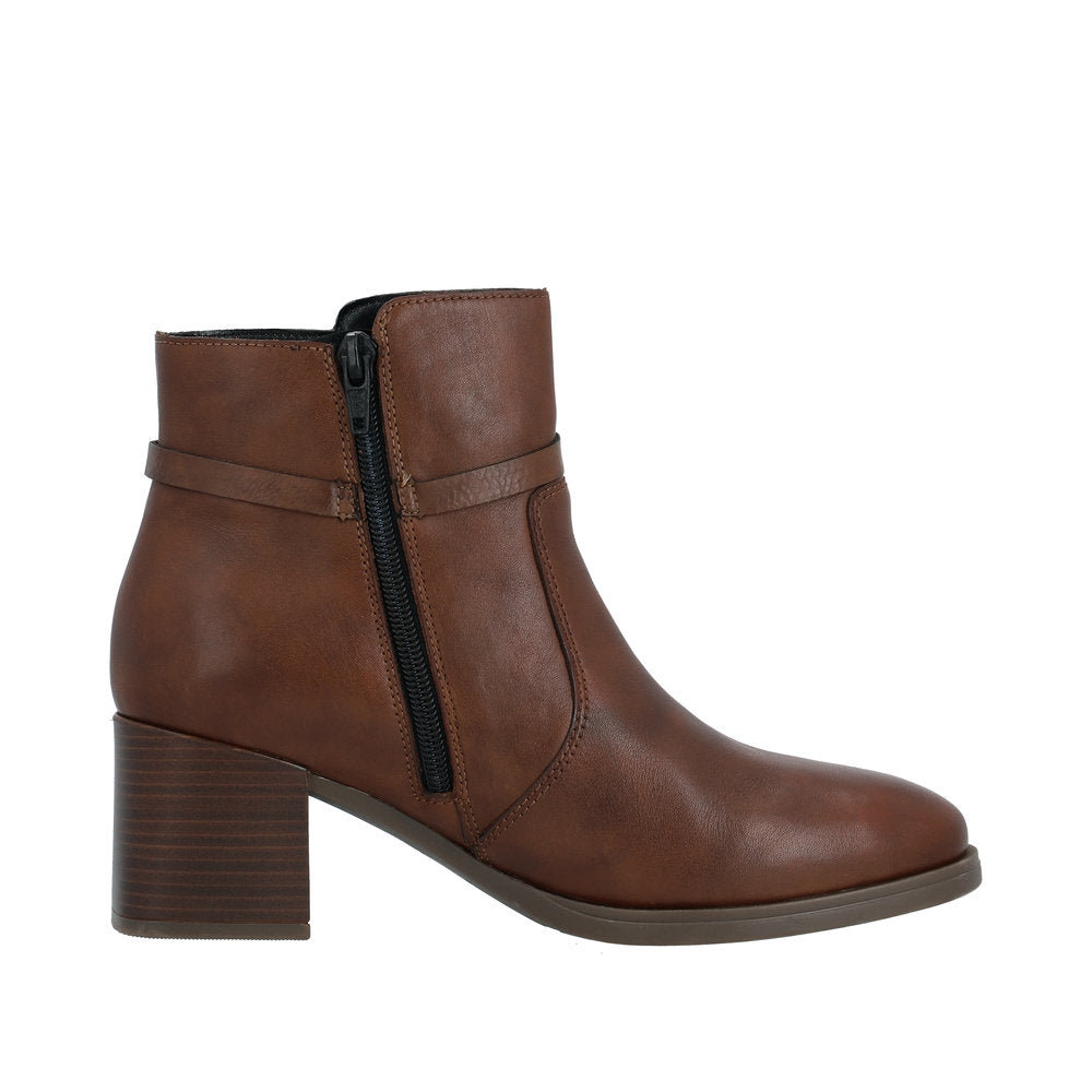 Remonte Leather Women's Mid Height D0V73 Mid-Height Boots - Brown udDWKEgr