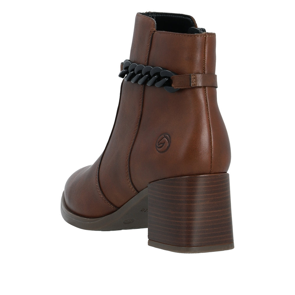 Remonte Leather Women's Mid Height D0V73 Mid-Height Boots - Brown udDWKEgr