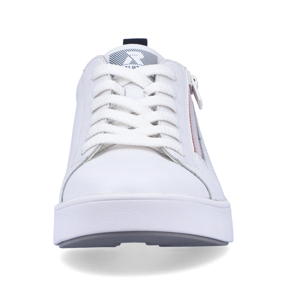Rieker Evolution Women's Style 41906 Athletic Lace-Up With Zip - White cIfpsnXX
