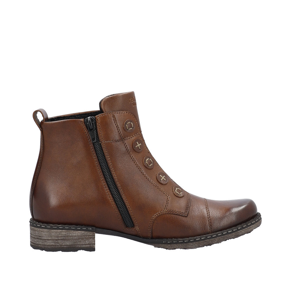 Remonte Leather Women's Mid Height D4392 Mid-Height Boots - Brown BAh6PHPz