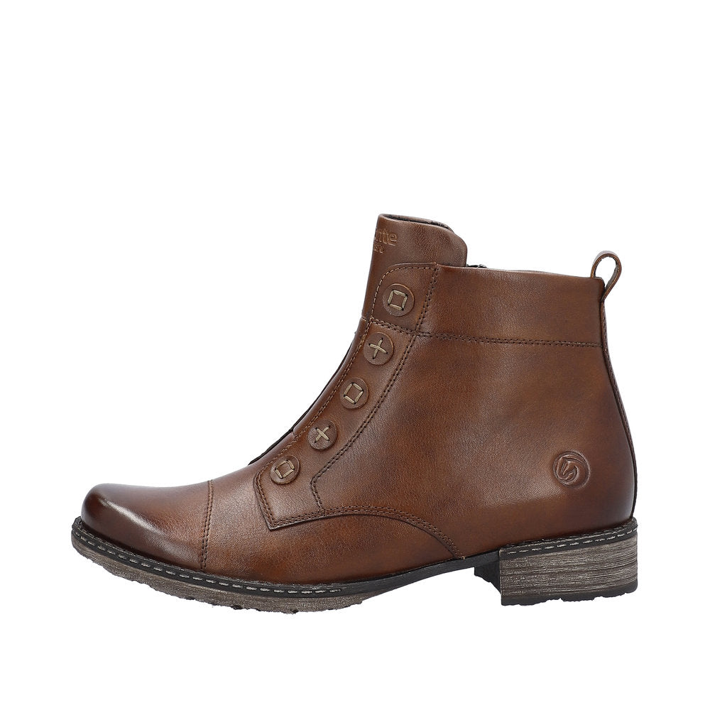 Remonte Leather Women's Mid Height D4392 Mid-Height Boots - Brown BAh6PHPz