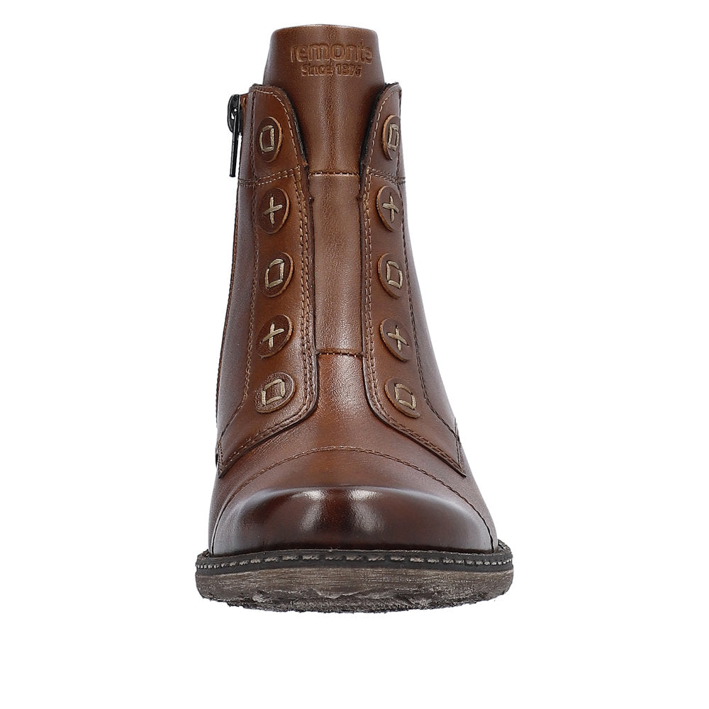 Remonte Leather Women's Mid Height D4392 Mid-Height Boots - Brown BAh6PHPz