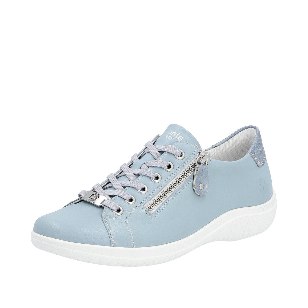 Remonte Women's Style D1E03 Athletic Lace-Up With Zip - Blue