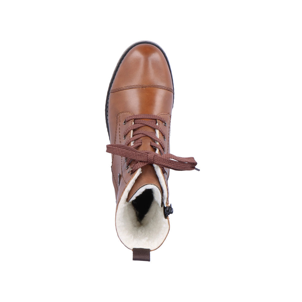 Rieker Leather Women's Mid Height Y6700 Mid-Height Boots - Brown EmnWS3wk