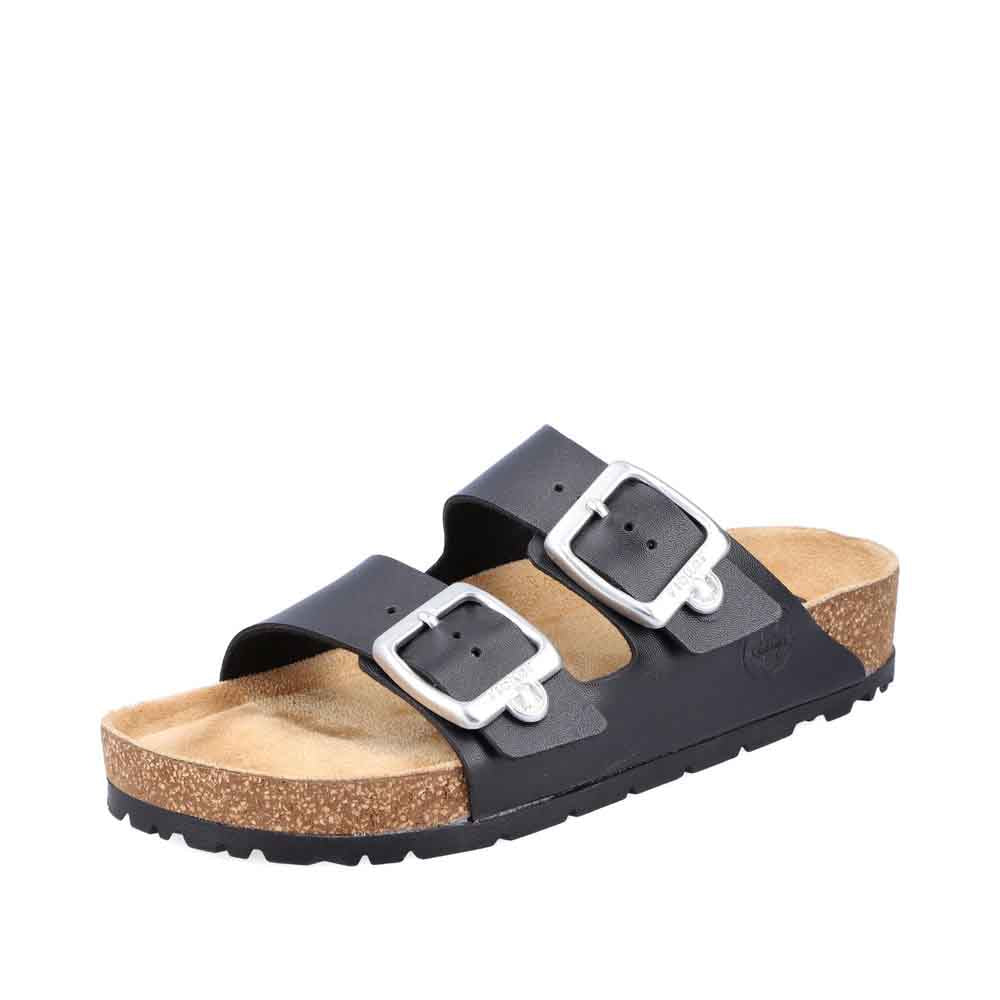 Rieker Women's Style 69384 Casual Mule - Black