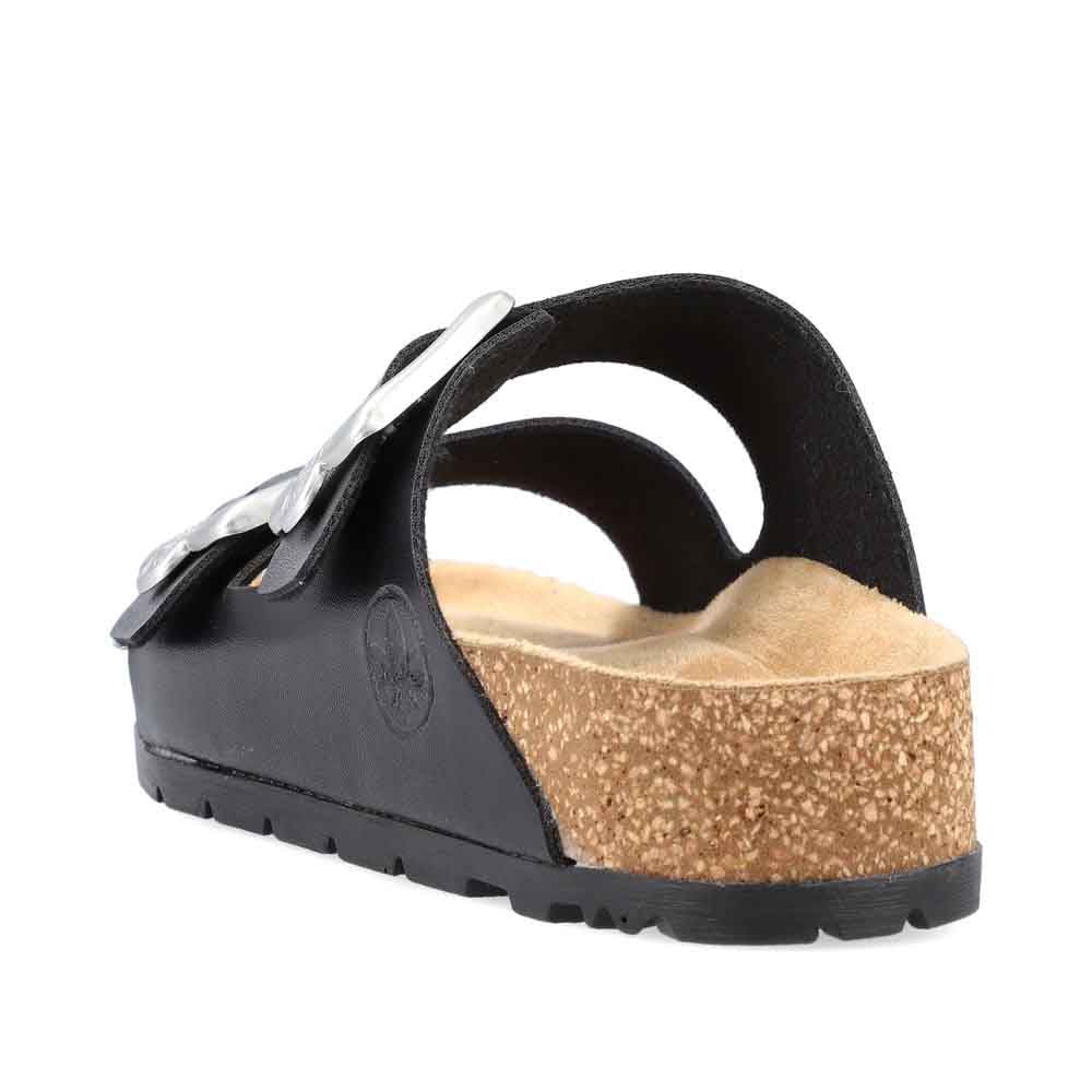 Rieker Women's Style 69384 Casual Mule - Black SfA4eICu