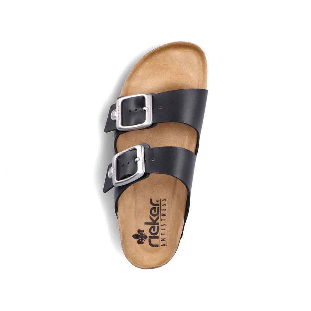 Rieker Women's Style 69384 Casual Mule - Black SfA4eICu