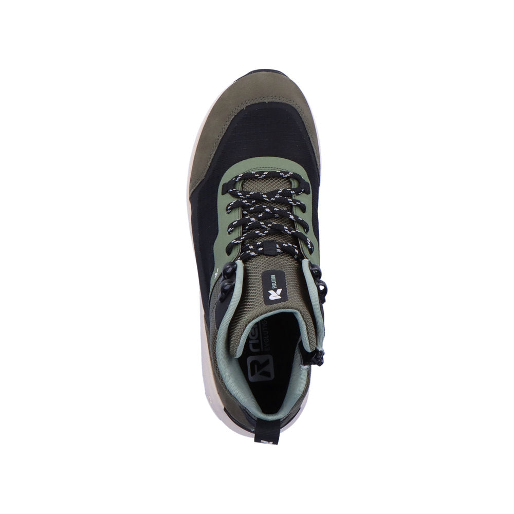 Rieker Evolution Textile Women's Short 40460 Ankle Boots - Green Combination PrNqfXzu