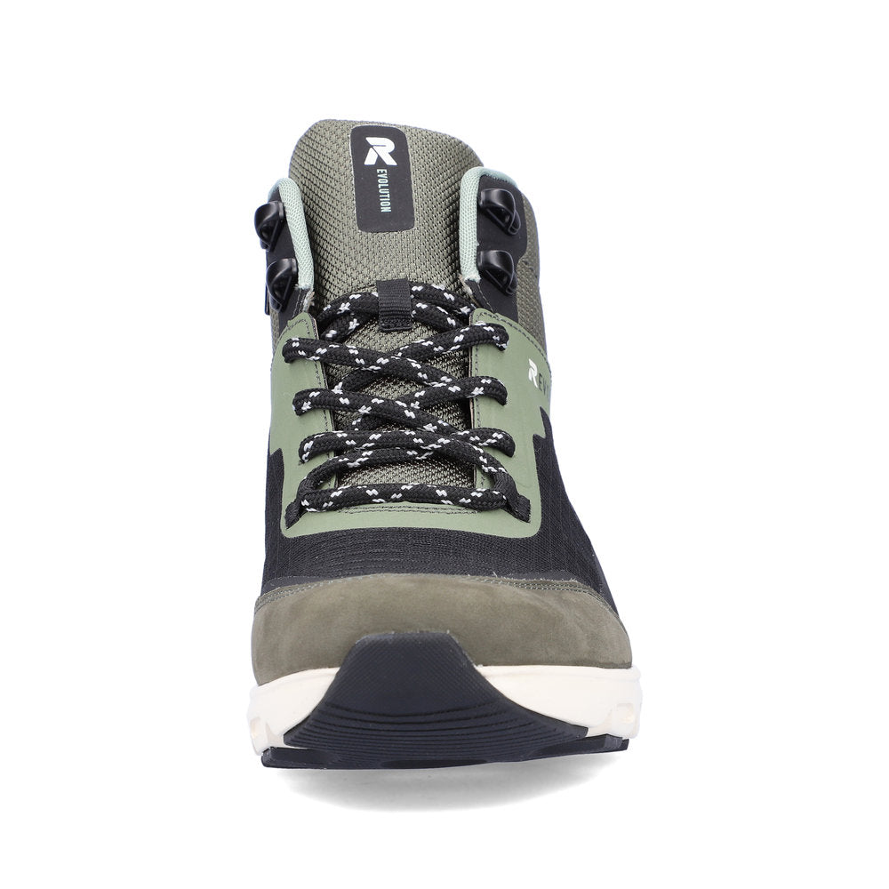 Rieker Evolution Textile Women's Short 40460 Ankle Boots - Green Combination PrNqfXzu