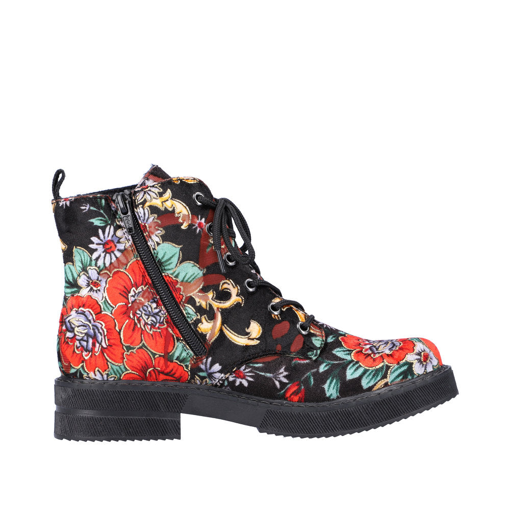 Rieker Synthetic Leather Women's Short 72010-14 Ankle Boots - Multi dO5e2C7a