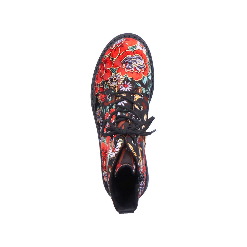 Rieker Synthetic Leather Women's Short 72010-14 Ankle Boots - Multi dO5e2C7a