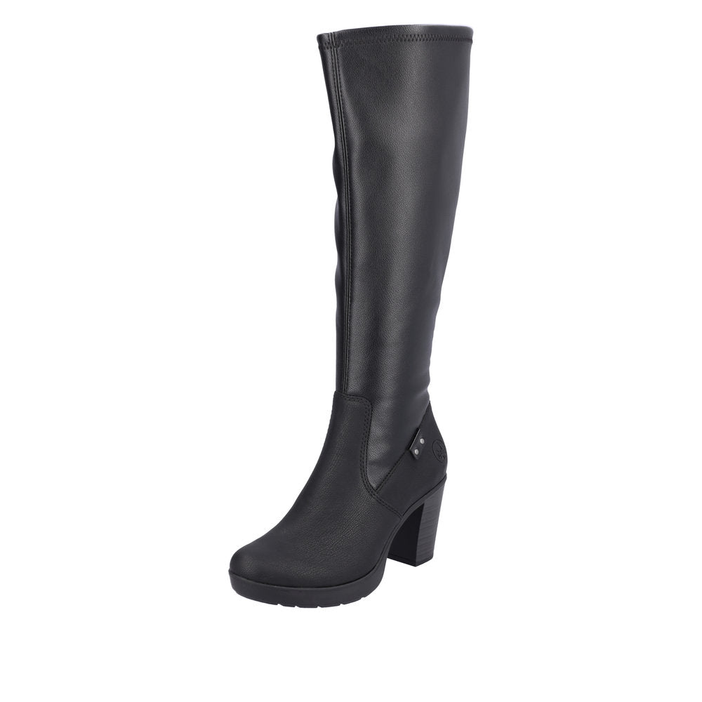Rieker Synthetic Material Women's' Tall Y2253 Tall Boots - Black