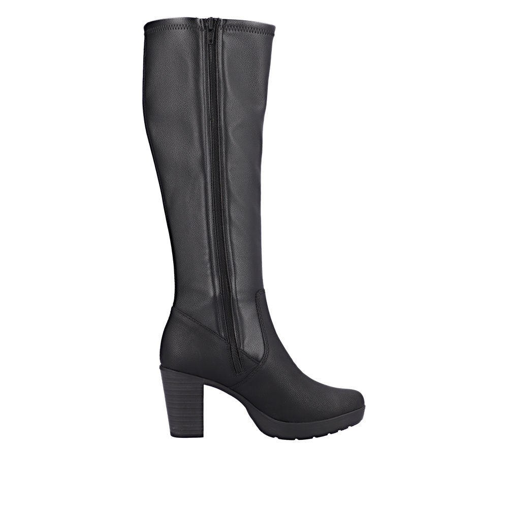 Rieker Synthetic Material Women's' Tall Y2253 Tall Boots - Black cXZCnpyB