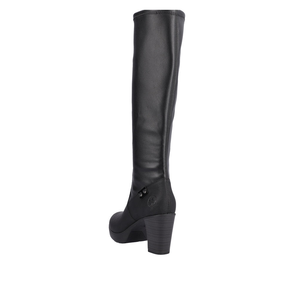 Rieker Synthetic Material Women's' Tall Y2253 Tall Boots - Black cXZCnpyB