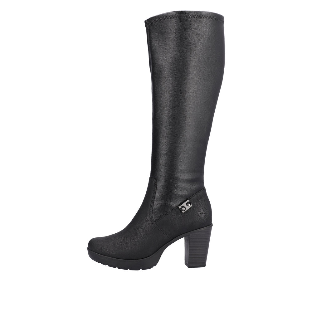 Rieker Synthetic Material Women's' Tall Y2253 Tall Boots - Black cXZCnpyB