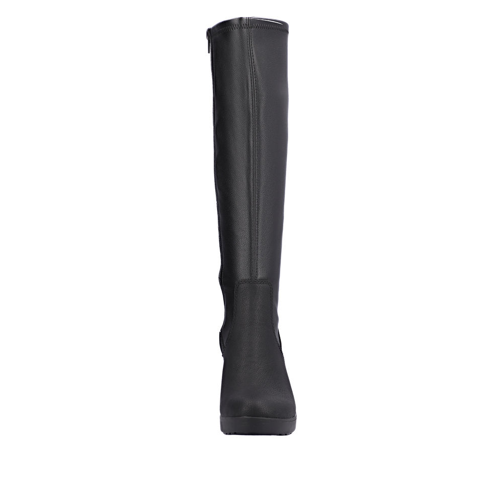 Rieker Synthetic Material Women's' Tall Y2253 Tall Boots - Black cXZCnpyB