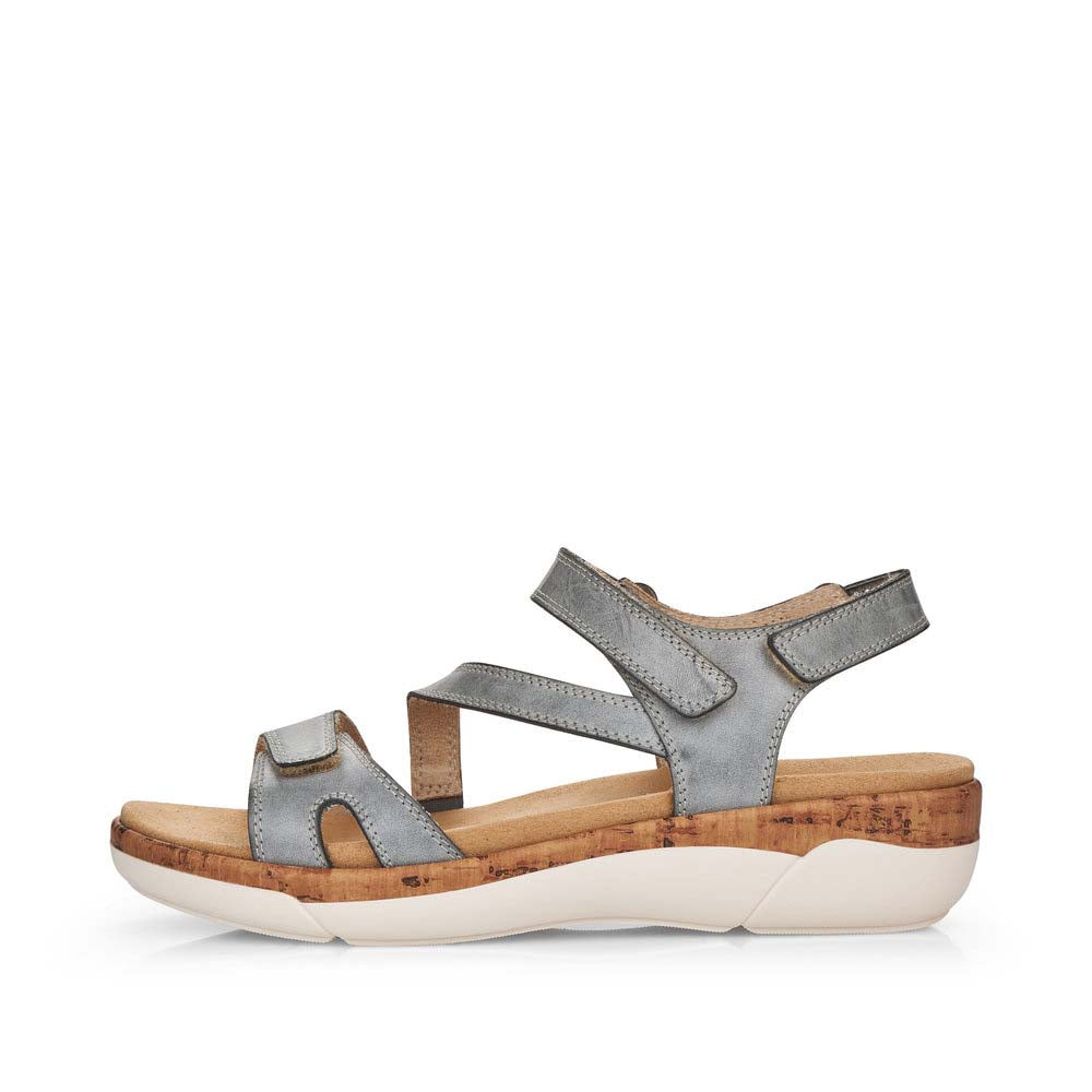 Remonte Women's Style R6850 Casual Sandal - Blue MIu9UggG