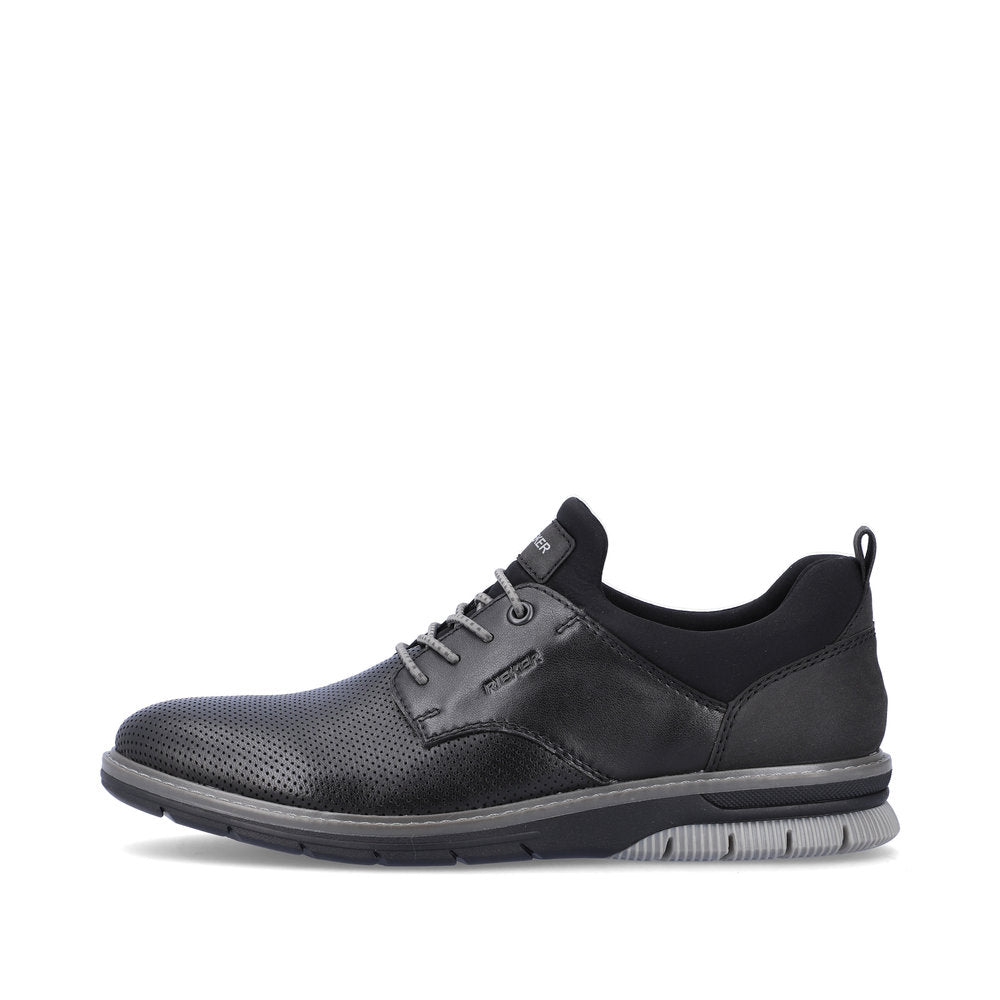 Rieker Men's Style 14450 Dress Slip-On - Black 5v6TRthl