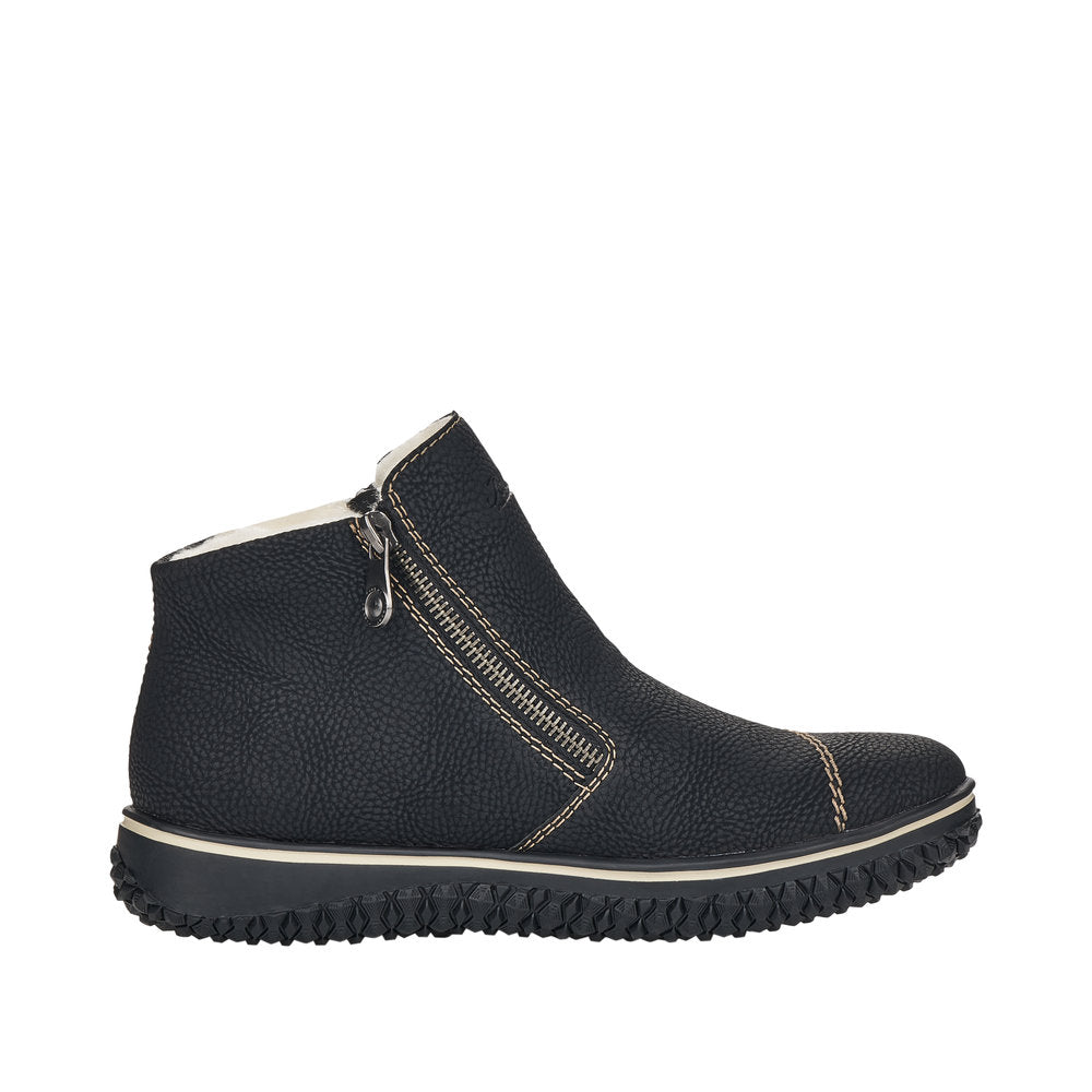 Rieker Synthetic Material Women's Short L4270 Ankle Boots - Black LcF56iaX