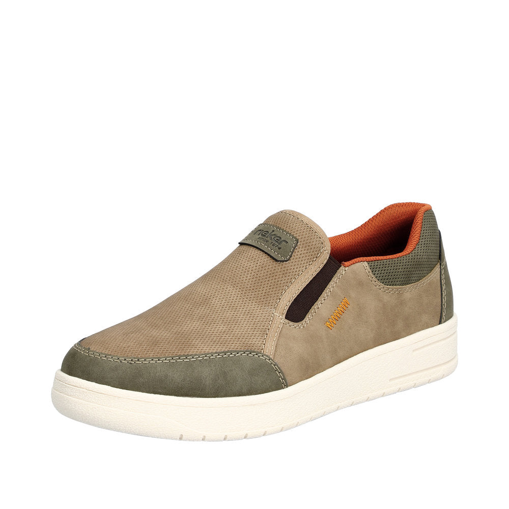 Rieker Men's Style B7853 Casual Slip-On - Beige