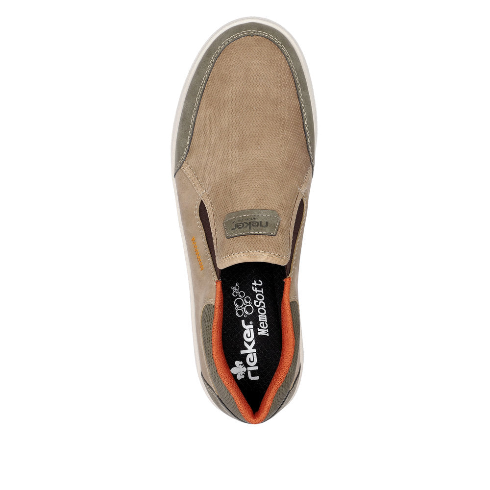 Rieker Men's Style B7853 Casual Slip-On - Beige DojsvQjs