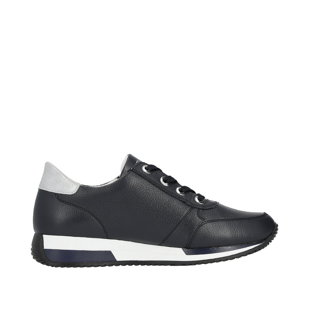 Remonte Women's Style D0H11 Athletic Lace-Up With Zip - Blue Combination jr3zPkSn
