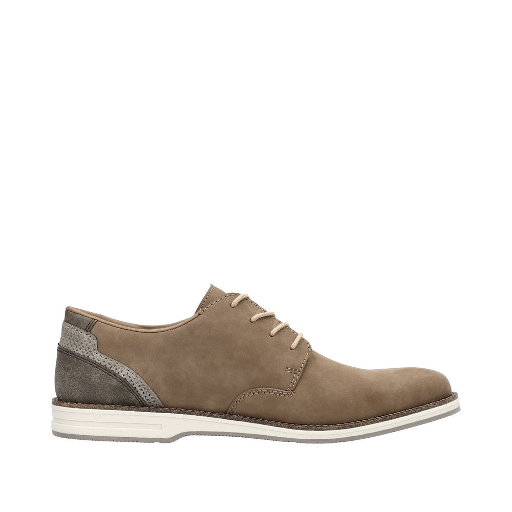 Rieker Men's Style 12505 Dress Lace-Up With Zip - Brown QxBQhEBq