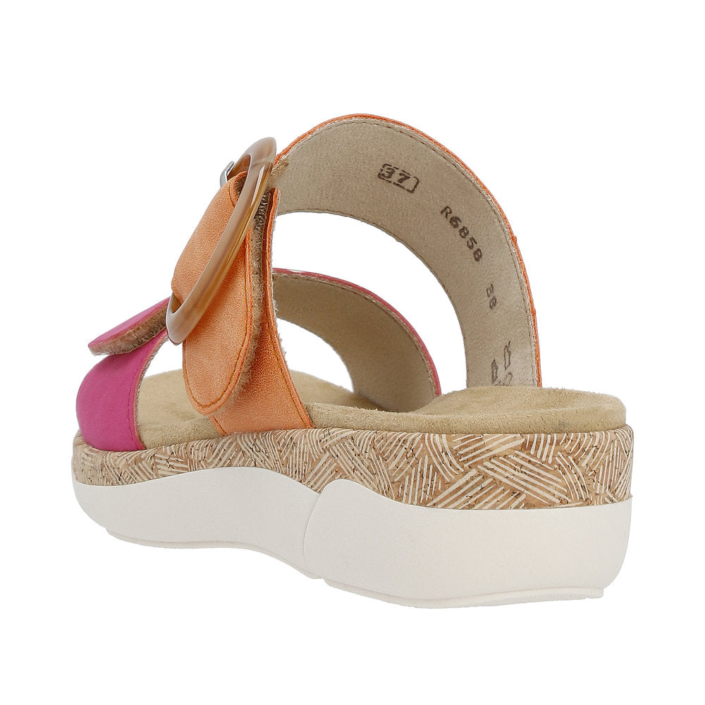 Remonte Women's Style R6858 Casual Mule - Orange MgXjoZWh