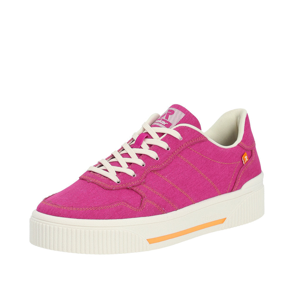 Rieker Evolution Women's Style W0706 Athletic Lace-Up - Pink