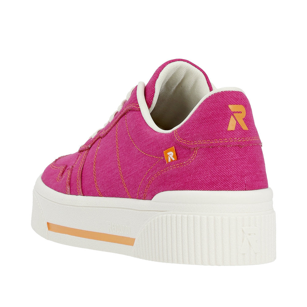 Rieker Evolution Women's Style W0706 Athletic Lace-Up - Pink jY9qdXxW
