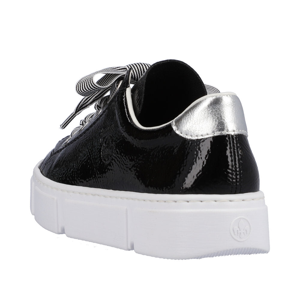 Rieker Women's Style N59A2 Athletic Lace-Up - Black 99w4NfGI