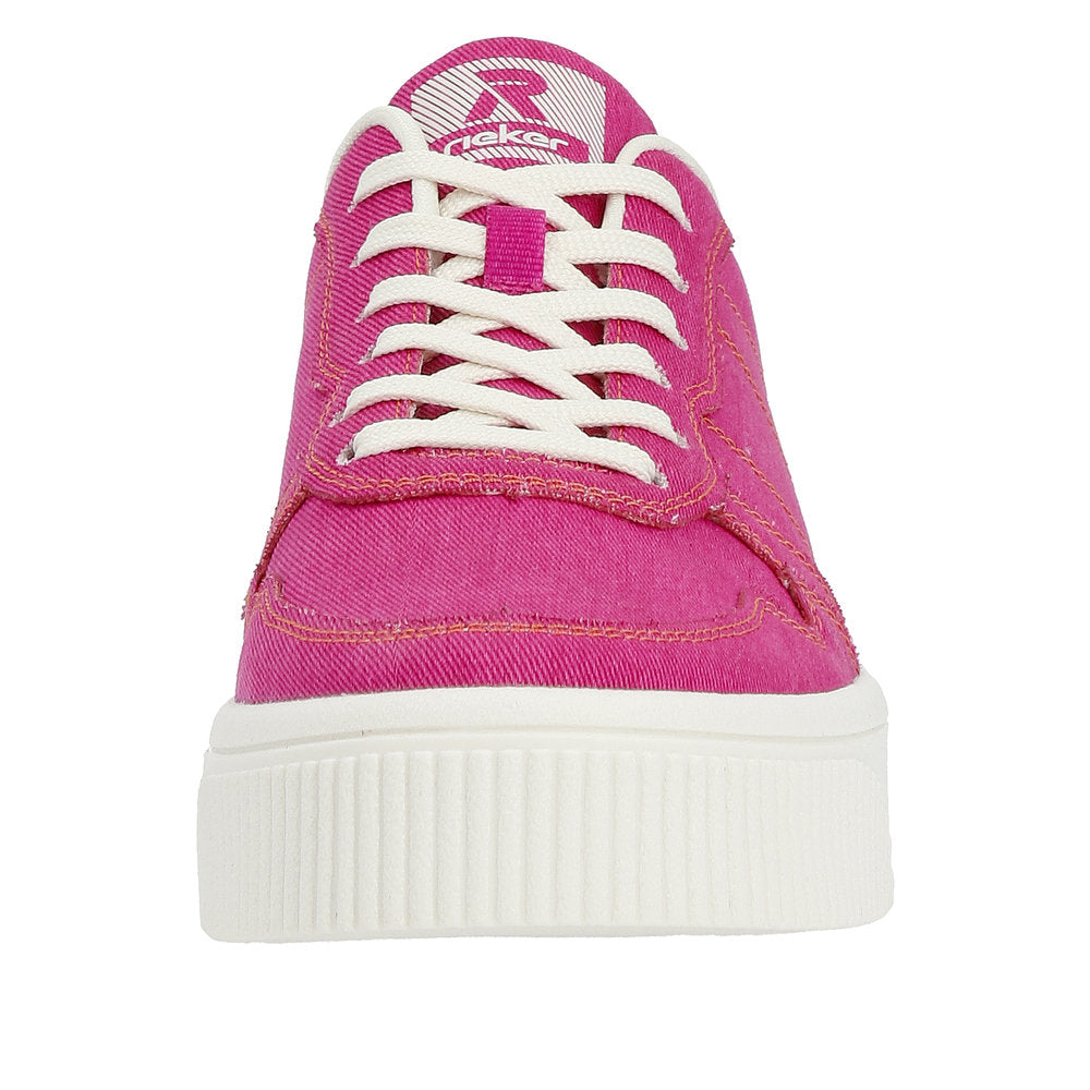 Rieker Evolution Women's Style W0706 Athletic Lace-Up - Pink Lj7PZEKs