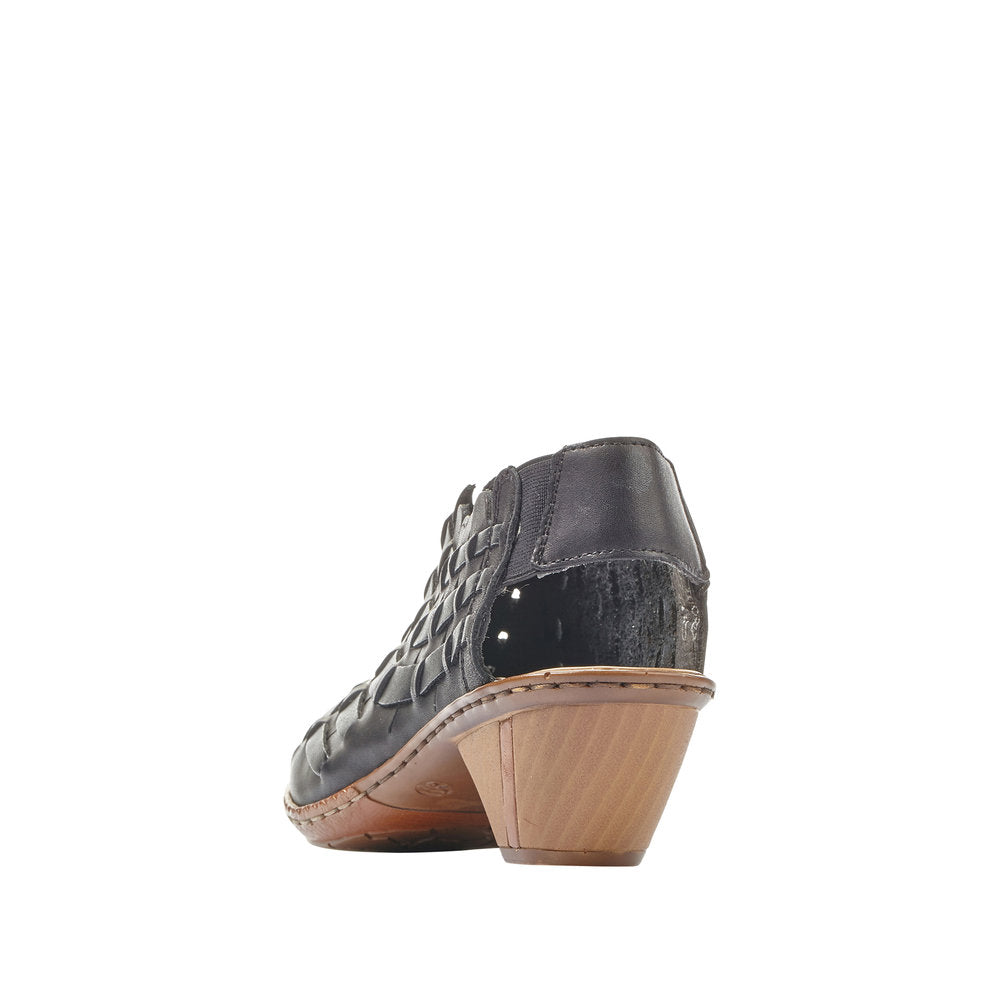 Rieker Women's Style 46778 Dress Sling-Back - Black JAlyW5zB