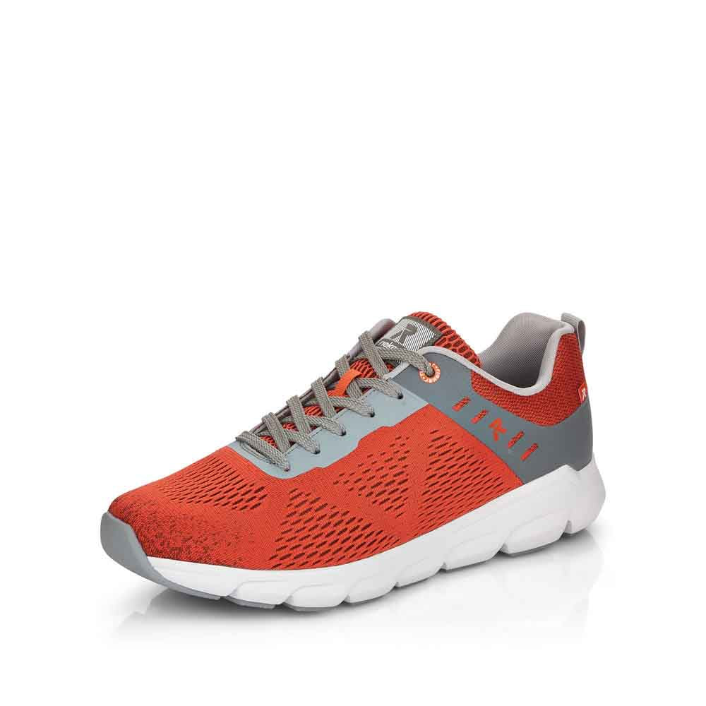 Rieker Evolution Men's Style 07806 Athletic Lace-Up - Orange