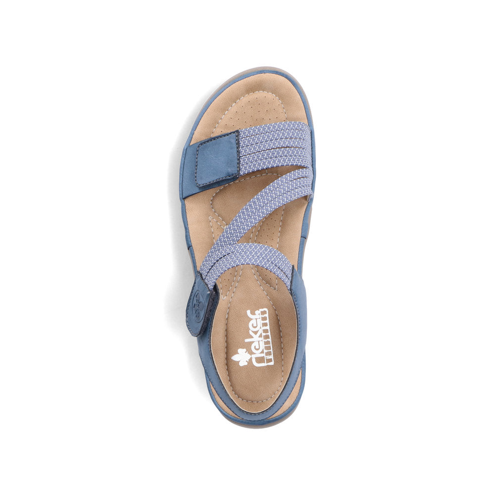 Rieker Women's Style 64870 Athletic Sandal - Blue m2I5CtZp