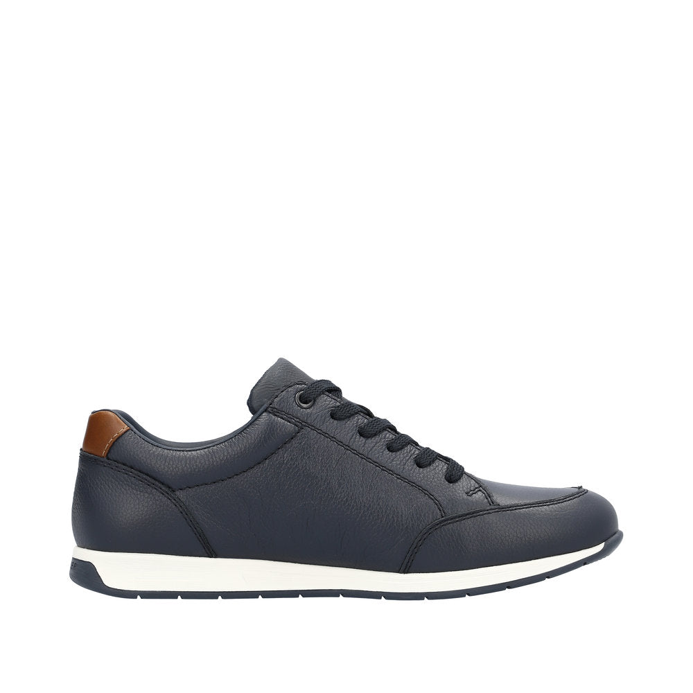 Rieker Men's Style 11903 Casual Lace-Up With Zip - Blue NpkgVFB5