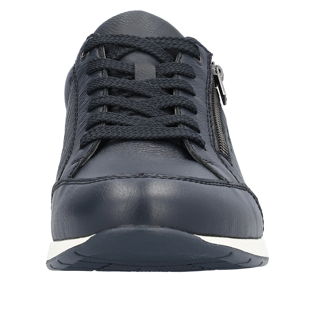 Rieker Men's Style 11903 Casual Lace-Up With Zip - Blue NpkgVFB5