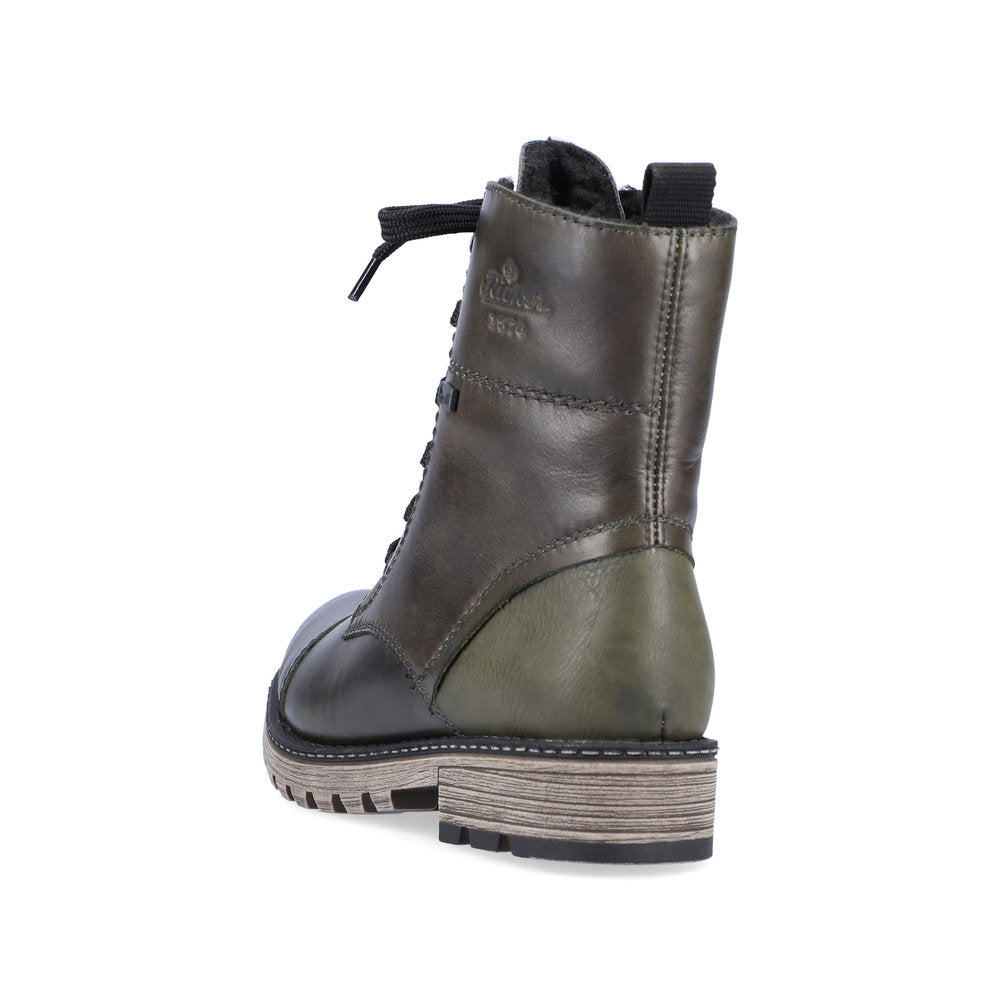 Rieker Leather Women's Mid Height Y6700 Mid-Height Boots - Green TDs81efa